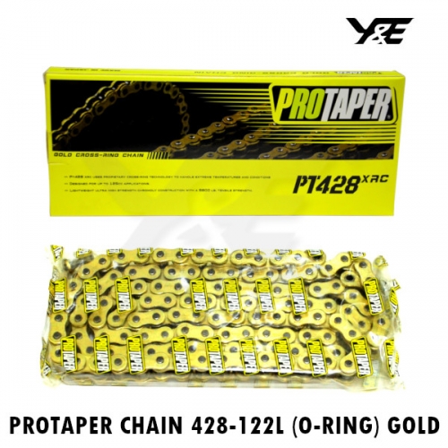 Protaper Chain 428 122l O Ring Gold Y E Bikers World Sdn Bhd We Can Reach Wherever You Are Br No Need To Step Out From Your House