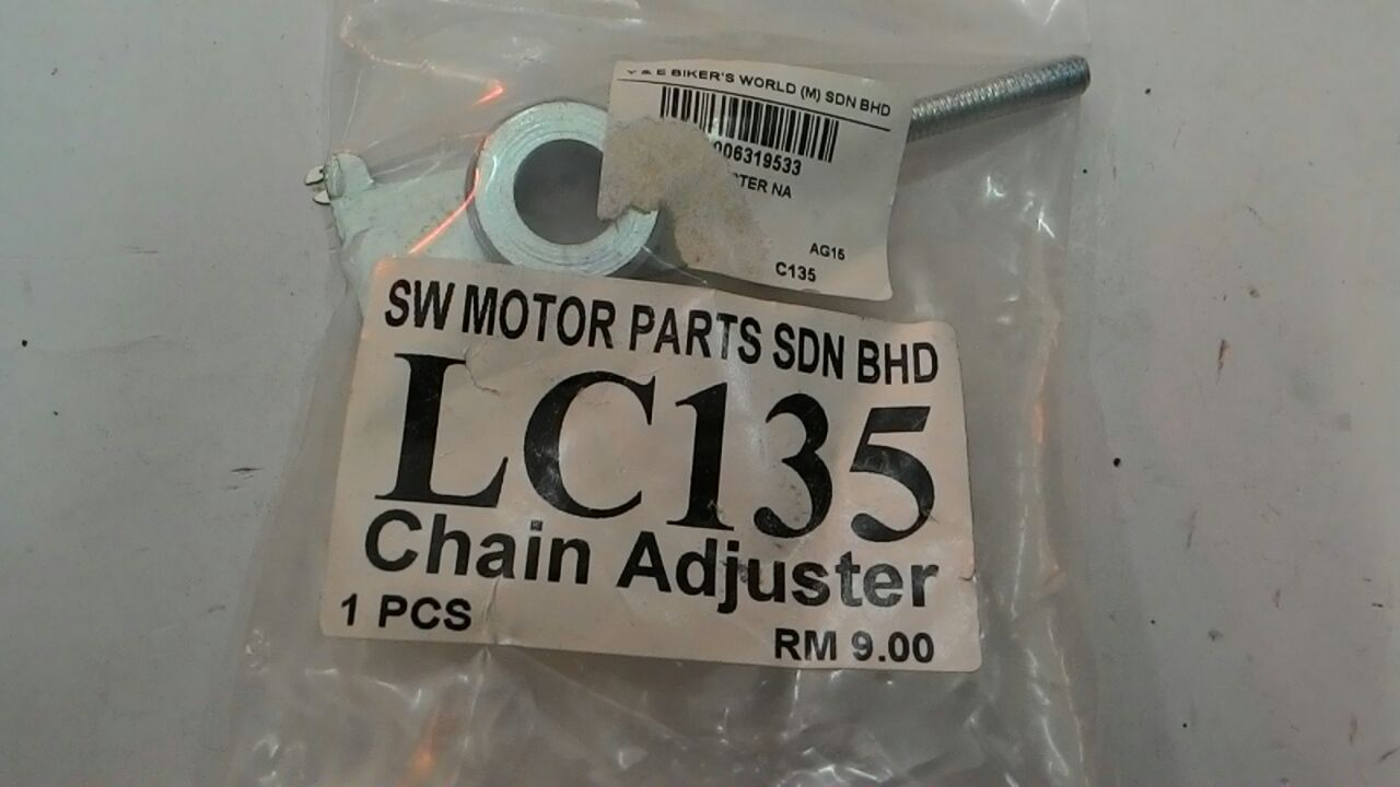 CHAIN ADJUSTER NA ( LC135 ) Y&E Bikers World Sdn Bhd We can reach wherever you are.. No need