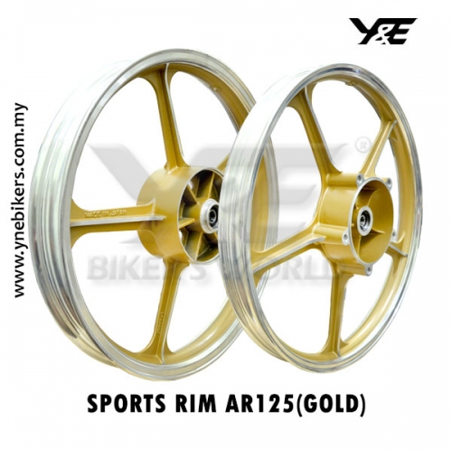 Sport Rim Ar125 Gold Y E Bikers World Sdn Bhd We Can Reach Wherever You Are Br No Need To Step Out From Your House