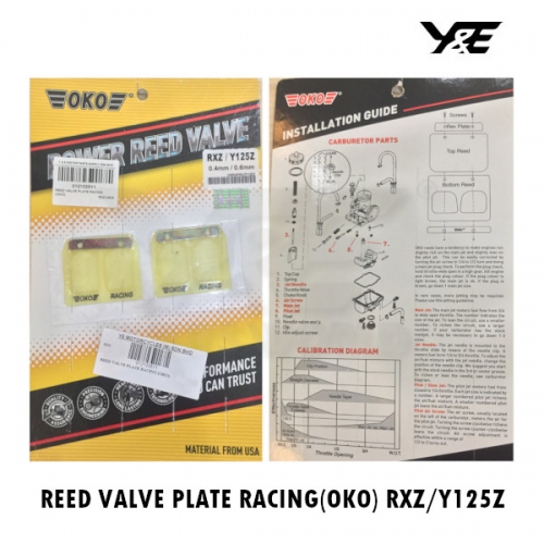 Reed Valve Plate Racing Oko Rxz Y125z Y E Bikers World Sdn Bhd We Can Reach Wherever You Are Br No Need To Step Out From Your House